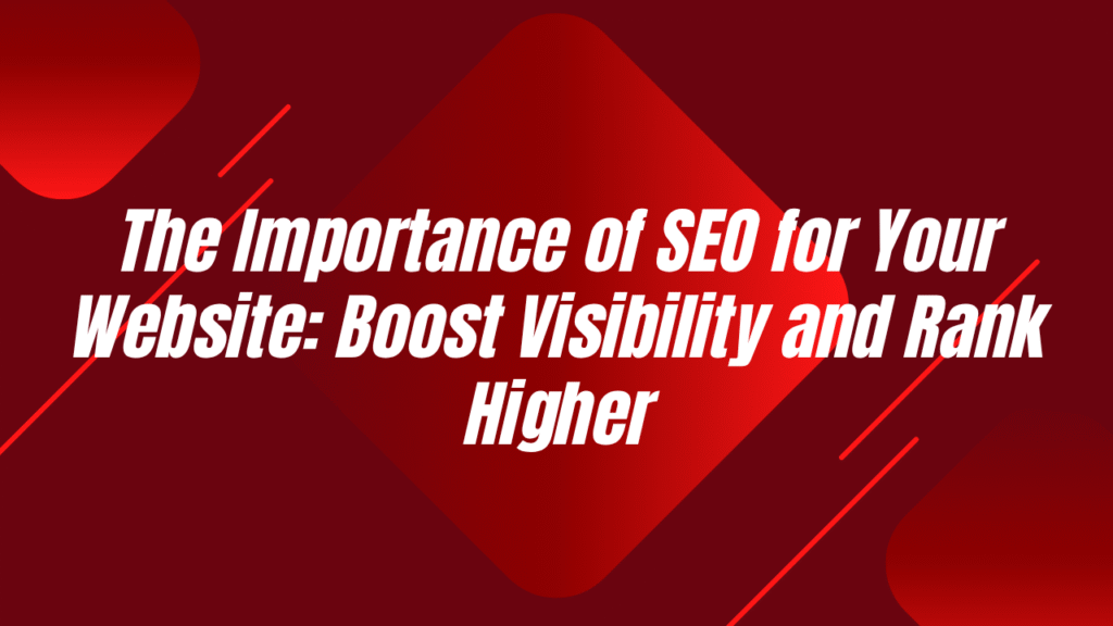 importance of seo